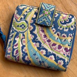 Vera Bradley Small Wallet • Capri Blue